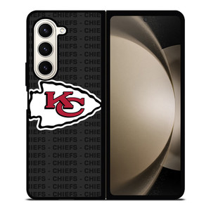 KANSAS CITY CHIEFS FOOTBALL TEXT Samsung Galaxy Z Fold 5 Case Cover