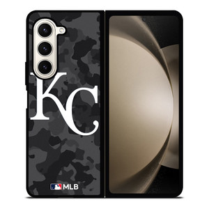 KANSAS CITY ROYALS BASEBALL BLACK CAMO Samsung Galaxy Z Fold 5 Case Cover KANSAS CITY ROYALS BASEBALL BLACK CAMO Samsung Galaxy Z Fold 5 Case Cover