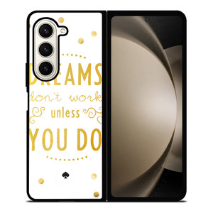 KATE SPADE NEW YORK QUOTES 2 Samsung Galaxy Z Fold 5 Case Cover KATE SPADE NEW YORK QUOTES 2 Samsung Galaxy Z Fold 5 Case Cover