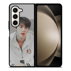 KIM SEOK JIN BTS BANGTAN BOYS BLACK Samsung Galaxy Z Fold 5 Case Cover