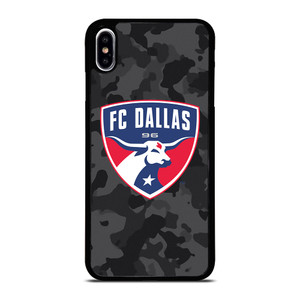 FC DALLAS MLS BLACK CAMO iPhone XS Max Case Cover