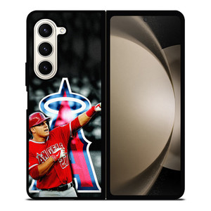 LOS ANGELES ANGELS MIKE TROUT Samsung Galaxy Z Fold 5 Case Cover LOS ANGELES ANGELS MIKE TROUT Samsung Galaxy Z Fold 5 Case Cover