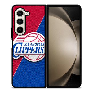 LOS ANGELES CLIPPERS NBA BASKETBALL LOGO Samsung Galaxy Z Fold 5 Case Cover