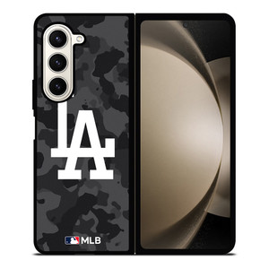 LOS ANGELES DODGERS BASEBALL BLACK CAMO Samsung Galaxy Z Fold 5 Case Cover