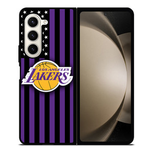 LOS ANGELES LAKERS NBA USA FLAG Samsung Galaxy Z Fold 5 Case Cover