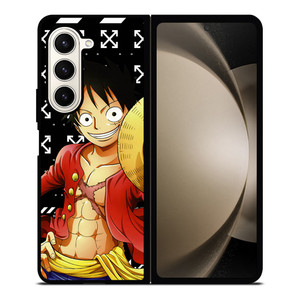 LUFFY OFF WHITE 2 Samsung Galaxy Z Fold 5 Case Cover