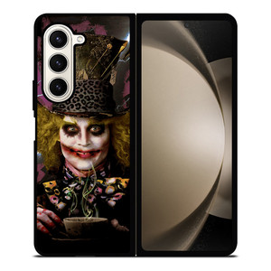 MAD HATTER ALICE IN WONDERLAND MOVIES Samsung Galaxy Z Fold 5 Case Cover