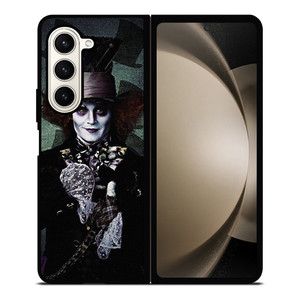 MAD HATTER ALICE IN WONDERLAND Samsung Galaxy Z Fold 5 Case Cover