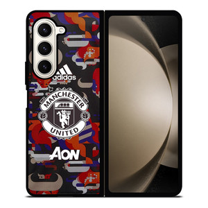 MANCHESTER UNITED AON JERSEY Samsung Galaxy Z Fold 5 Case Cover