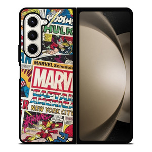 MARVEL COMICS COLLAGE Samsung Galaxy Z Fold 5 Case Cover