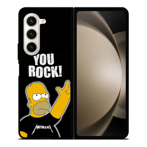 METALLICA ROCK HOMER SIMPSONS Samsung Galaxy Z Fold 5 Case Cover METALLICA ROCK HOMER SIMPSONS Samsung Galaxy Z Fold 5 Case Cover