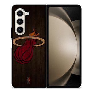 MIAMI HEAT BASKETBALL COURT NBA Samsung Galaxy Z Fold 5 Case Cover