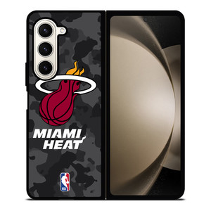 MIAMI HEAT BLACK CAMO Samsung Galaxy Z Fold 5 Case Cover