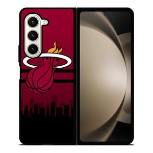 MIAMI HEATS NBA SKYLINE Samsung Galaxy Z Fold 5 Case Cover