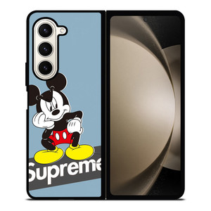 MICKEY MOUSE SUPREME BLUE Samsung Galaxy Z Fold 5 Case Cover MICKEY MOUSE SUPREME BLUE Samsung Galaxy Z Fold 5 Case Cover