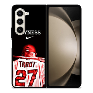 MIKE TROUT LOS ANGELES ANGELS BASEBALL Samsung Galaxy Z Fold 5 Case Cover MIKE TROUT LOS ANGELES ANGELS BASEBALL Samsung Galaxy Z Fold 5 Case Cover