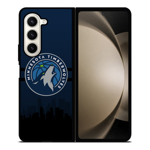 MINNESOTA TIMBERWOLVES NBA SKYLINE Samsung Galaxy Z Fold 5 Case Cover