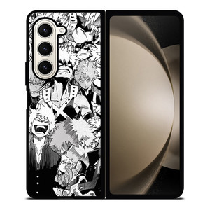 MY HERO ACADEMIA MANGA ANIME COLLAGE Samsung Galaxy Z Fold 5 Case Cover MY HERO ACADEMIA MANGA ANIME COLLAGE Samsung Galaxy Z Fold 5 Case Cover