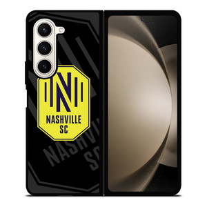NASHVILLE SC MLS BLACK Samsung Galaxy Z Fold 5 Case Cover