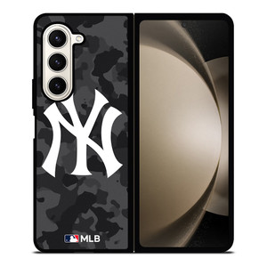 NEW YORK YANKEES BASEBALL BLACK CAMO Samsung Galaxy Z Fold 5 Case Cover