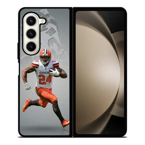 NICK CHUBB CLEVELAND BROWN NFL Samsung Galaxy Z Fold 5 Case Cover
