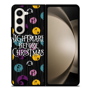 NIGHTMARE BEFORE CHRISTMAS PATTERN Samsung Galaxy Z Fold 5 Case Cover NIGHTMARE BEFORE CHRISTMAS PATTERN Samsung Galaxy Z Fold 5 Case Cover