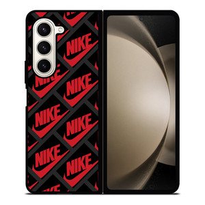 NIKE BOX BLACK PATTERN Samsung Galaxy Z Fold 5 Case Cover