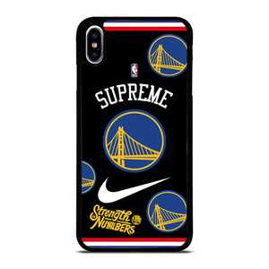 GOLDEN STATE WARRIORS NBA X SUPREME NIKE iPhone XS Max Case Cover