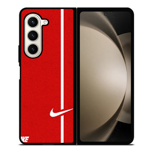 NIKE LOGO RED STRIPE Samsung Galaxy Z Fold 5 Case Cover