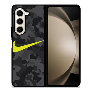 NIKE SWOOSH BLACK CAMO Samsung Galaxy Z Fold 5 Case Cover