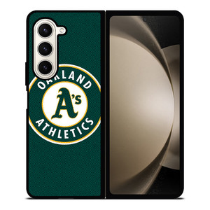 OAKLAND ATHLETICS MLB BASEBALL LOGO Samsung Galaxy Z Fold 5 Case Cover OAKLAND ATHLETICS MLB BASEBALL LOGO Samsung Galaxy Z Fold 5 Case Cover