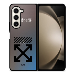 OFF WHITE TRAVIS SCOTT Samsung Galaxy Z Fold 5 Case Cover