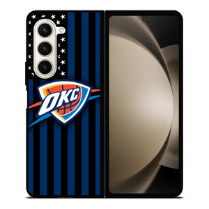 OKLAHOMA CITY THUNDERS NBA USA FLAG Samsung Galaxy Z Fold 5 Case Cover OKLAHOMA CITY THUNDERS NBA USA FLAG Samsung Galaxy Z Fold 5 Case Cover
