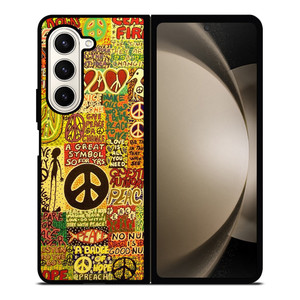 PEACE TAPESTRY PATTERN Samsung Galaxy Z Fold 5 Case Cover
