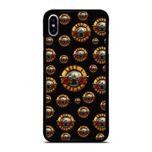 GUNS N ROSES ROCK BAND PATTERN iPhone XS Max Case Cover