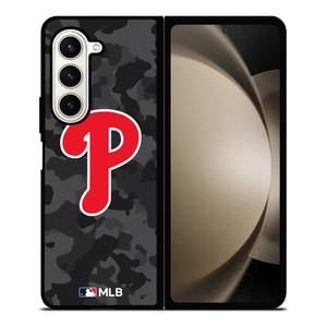 PHILADELPHIA PHILLIES BASEBALL BLACK CAMO Samsung Galaxy Z Fold 5 Case Cover PHILADELPHIA PHILLIES BASEBALL BLACK CAMO Samsung Galaxy Z Fold 5 Case Cover