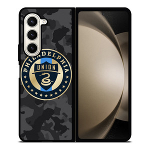 PHILADELPHIA UNION MLS BLACK CAMO Samsung Galaxy Z Fold 5 Case Cover PHILADELPHIA UNION MLS BLACK CAMO Samsung Galaxy Z Fold 5 Case Cover