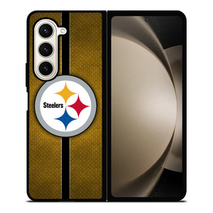 PITTSBURGH STEELERS NFL METAL STRIPE Samsung Galaxy Z Fold 5 Case Cover PITTSBURGH STEELERS NFL METAL STRIPE Samsung Galaxy Z Fold 5 Case Cover