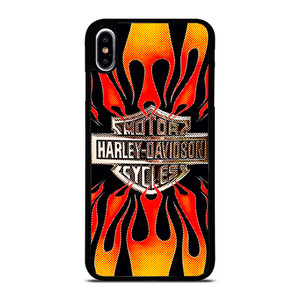 HARLAY DAVIDSON MOTOR FIRE LOGO iPhone XS Max Case Cover HARLAY DAVIDSON MOTOR FIRE LOGO iPhone XS Max Case Cover