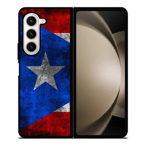 PUERTO RICO RUSTY FLAG Samsung Galaxy Z Fold 5 Case Cover PUERTO RICO RUSTY FLAG Samsung Galaxy Z Fold 5 Case Cover