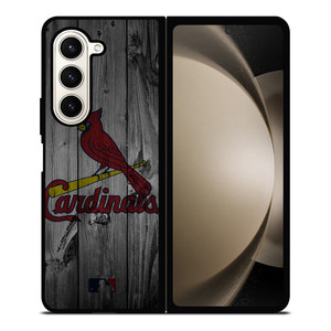 SAINT LOUIS CARDINALS BASEBALL MLB WOOD LOGO Samsung Galaxy Z Fold 5 Case Cover SAINT LOUIS CARDINALS BASEBALL MLB WOOD LOGO Samsung Galaxy Z Fold 5 Case Cover