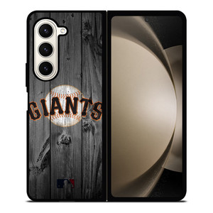 SAN FRANCISCO GIANTS BASEBALL MLB WOOD LOGO Samsung Galaxy Z Fold 5 Case Cover