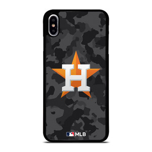 HOUSTON ASTROS BASEBALL BLACK CAMO iPhone XS Max Case Cover