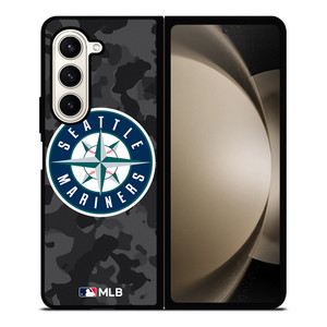 SEATTLE MARINERS BASEBALL BLACK CAMO Samsung Galaxy Z Fold 5 Case Cover