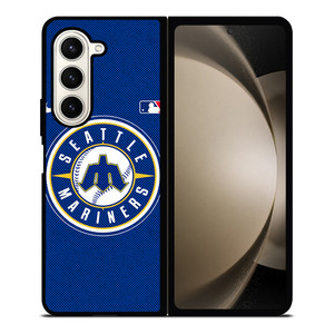 SEATTLE MARINERS MLB BASEBALL LOGO Samsung Galaxy Z Fold 5 Case Cover SEATTLE MARINERS MLB BASEBALL LOGO Samsung Galaxy Z Fold 5 Case Cover