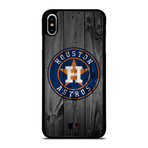 HOUSTON ASTROS BASEBALL MLB WOOD LOGO iPhone XS Max Case Cover HOUSTON ASTROS BASEBALL MLB WOOD LOGO iPhone XS Max Case Cover