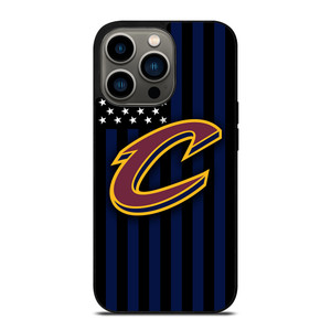 CLEVELAND CAVALIERS NBA USA FLAG iPhone 13 Pro Case Cover