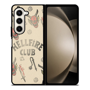 STRANGER THINGS 4 HELLFIRE CLUB Samsung Galaxy Z Fold 5 Case Cover