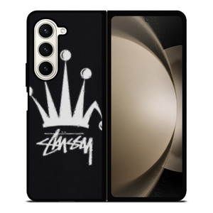 STUSSY FUZZY REGAL CROWN Samsung Galaxy Z Fold 5 Case Cover