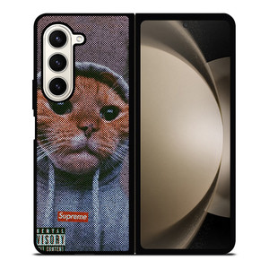 SUPREME CUTE CAT 2 Samsung Galaxy Z Fold 5 Case Cover